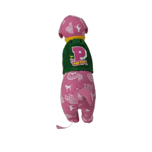 Victoria's Secret Preppy Pink Dog with Backpack Plush Stuffed Animal Toy Small - Picture 5 of 7